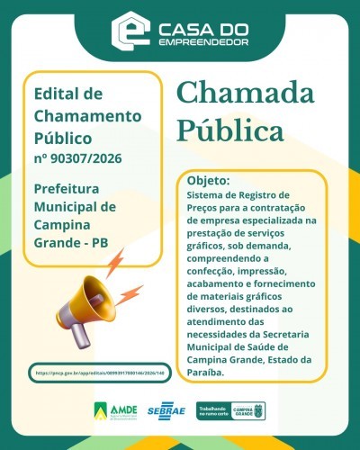 📄 Edital de Chamamento Público nº 90307/2026
