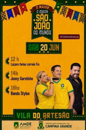 🎉🌽 SÁBADO DE MUITO FORRÓ E ANIMAÇÃO NA VILA DO ARTESÃO! 🌽🎉