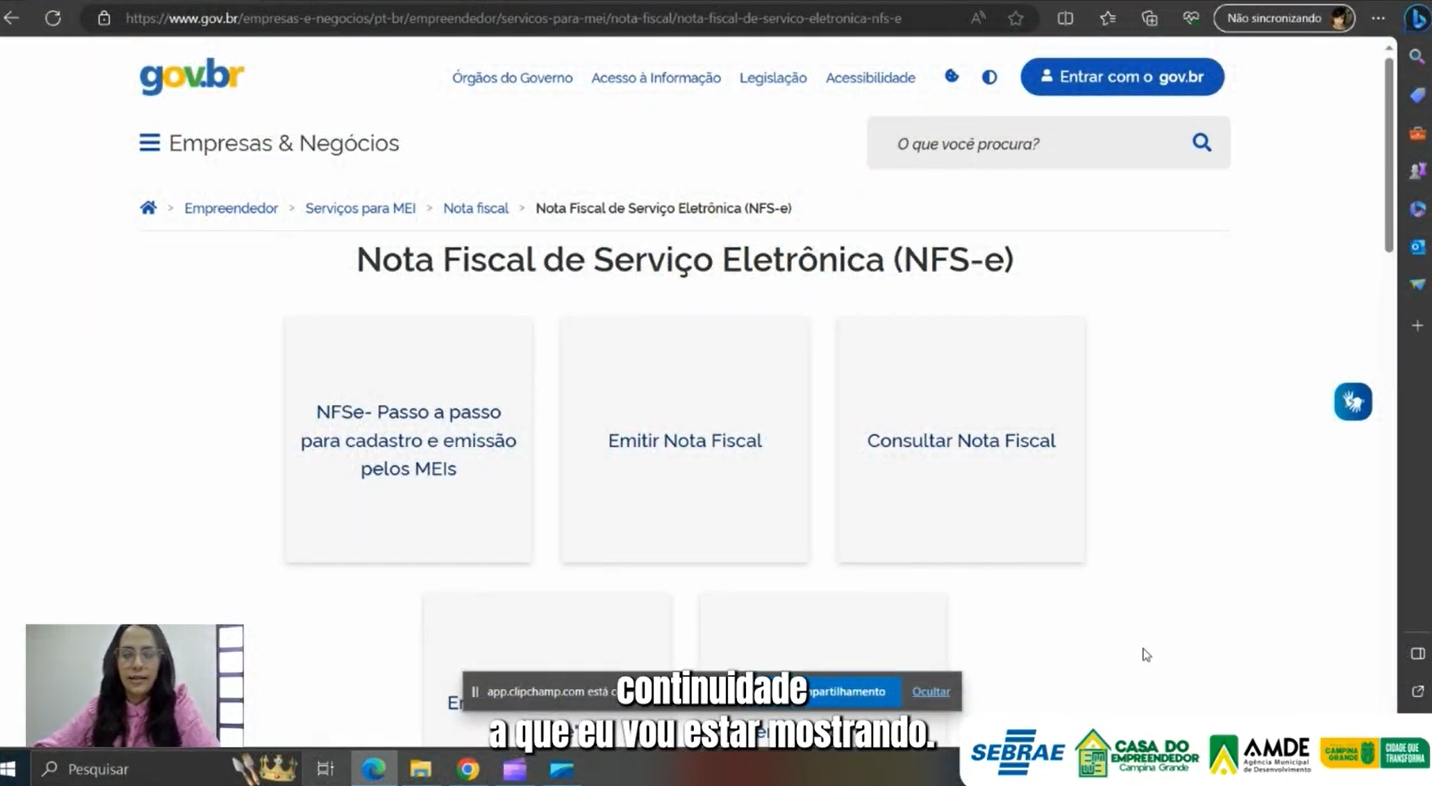 Casa do Empreendedor de Campina Grande explica mudança na emissão de nota fiscal eletrônica para MEIs